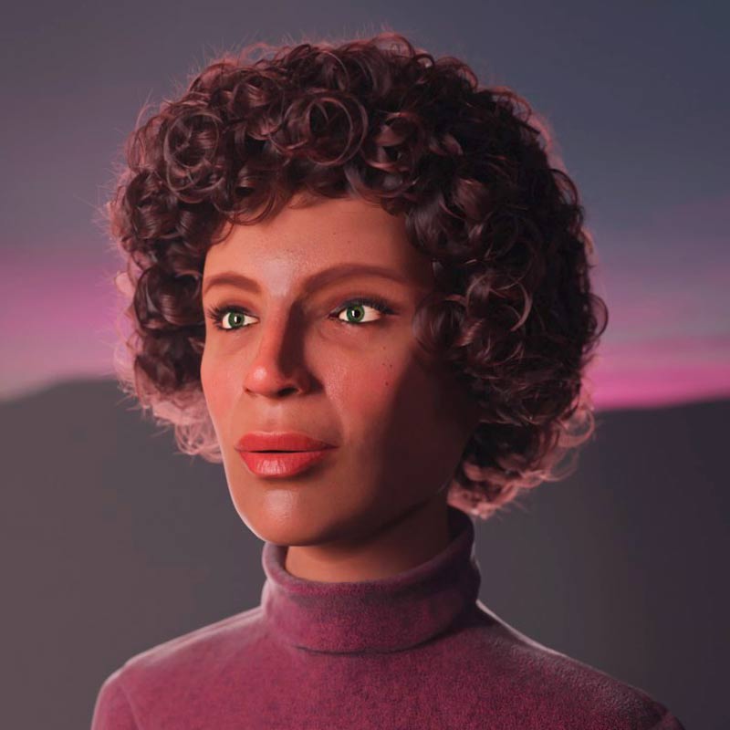 Retrato 3D de personaje para videojuegos - Escultura digital, retopología y texturizado